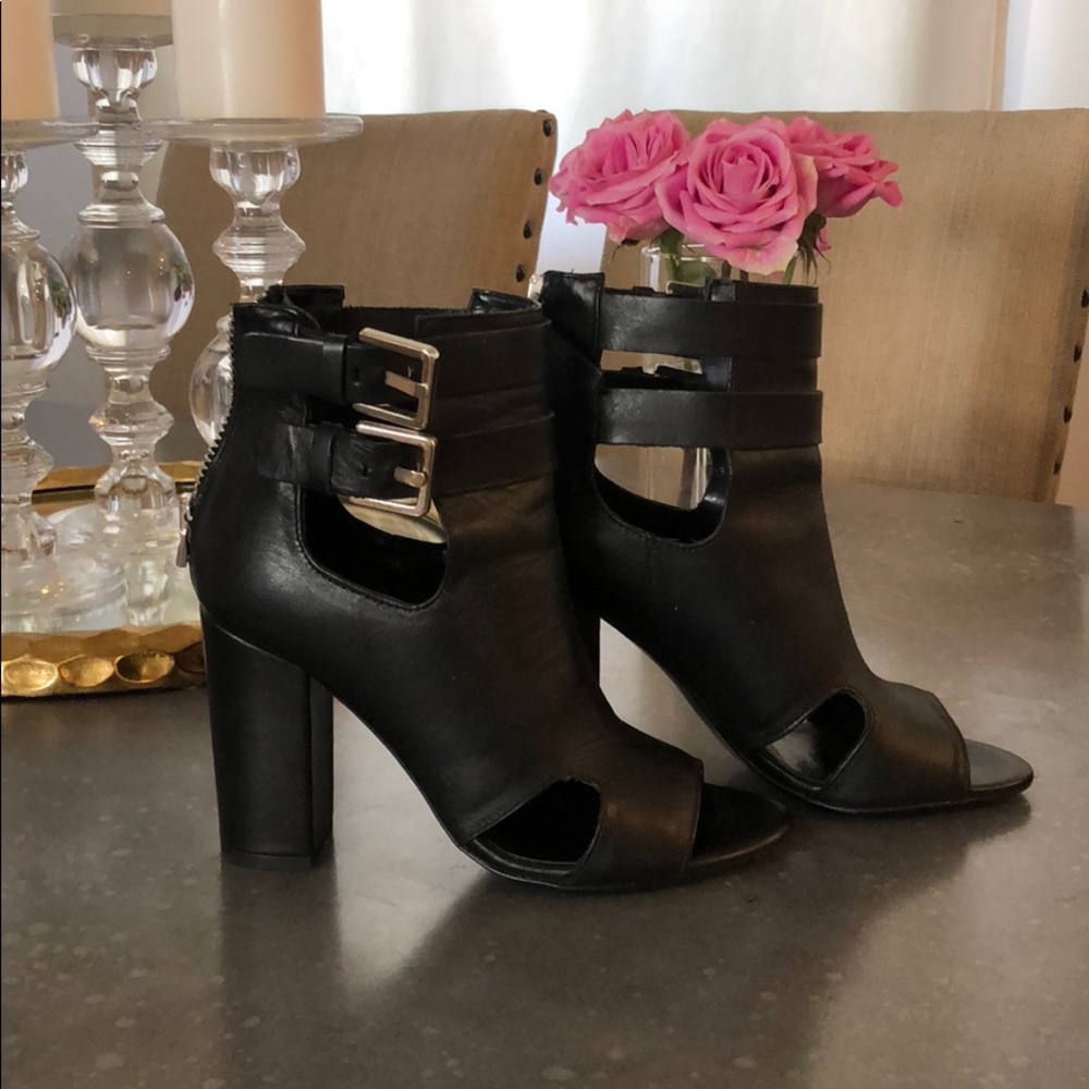 Zara open toe boots